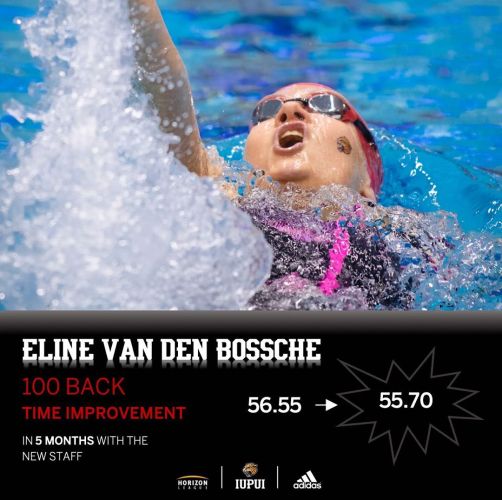 Zoom sur Eline sur le site athletics