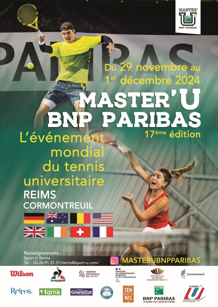 Le Master'U BNP Paribas 2024 : L'affiche