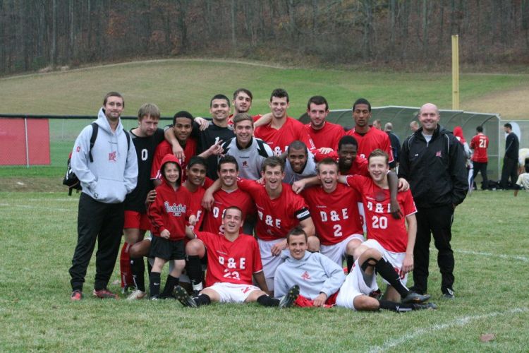 Davis & Elkins College Men's Soccer team 2012-2013